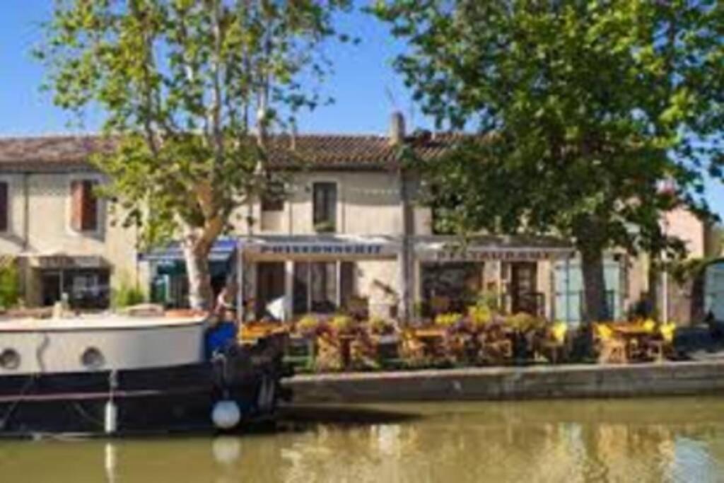 La Halte Du Canal Carcassonne Buitenkant foto